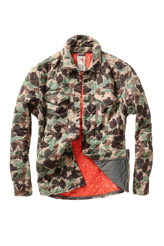Relwen Qltd Flannel Shirtjacket - Duck Camo Black