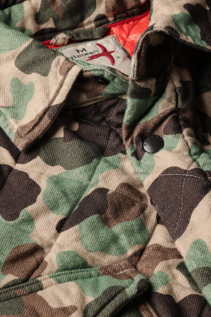 Relwen Qltd Flannel Shirtjacket - Duck Camo Black