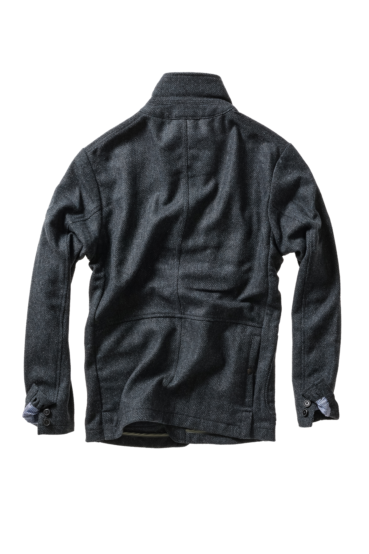 Relwen Heritage Trap Blazer - Blue/Black Twill Black