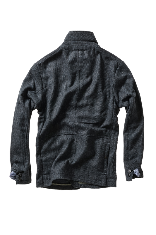 Relwen Heritage Trap Blazer - Blue/Black Twill Black
