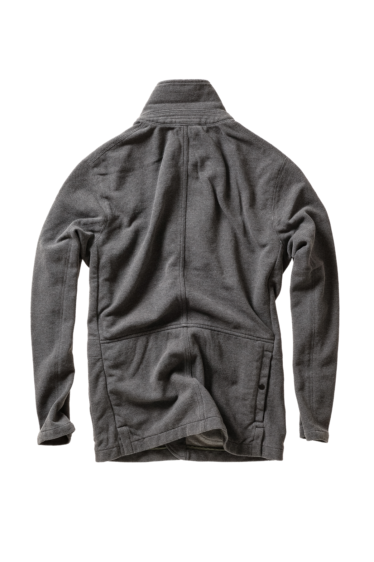 Relwen Pique Trap Blazer - Dark Grey Heather Black
