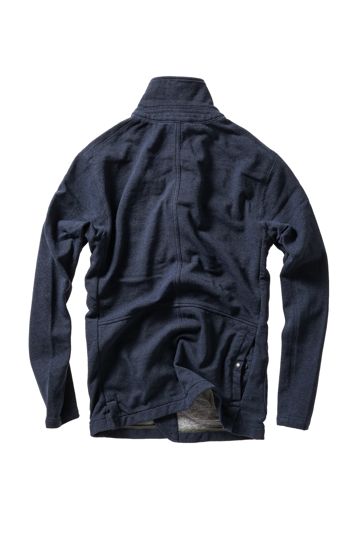 Relwen Pique Trap Blazer - Navy Heather Black
