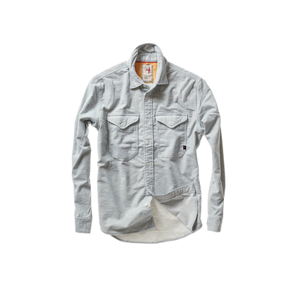Relwen Utility Workshirt - Cloud Blue Sueded Pile Black
