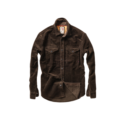 Relwen Cord Workshirt - Coffee Black