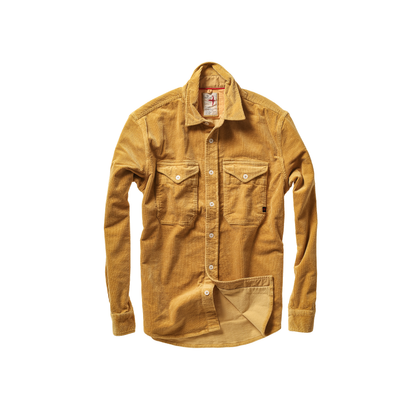 Relwen Cord Workshirt - Honey Black