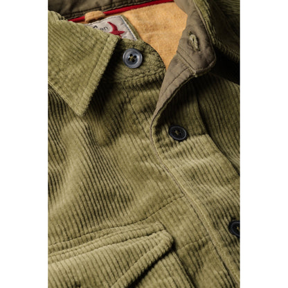 Relwen Cord Workshirt - Moss Dim Gray