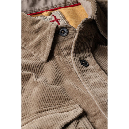 Relwen Cord Workshirt - Mushroom Dim Gray