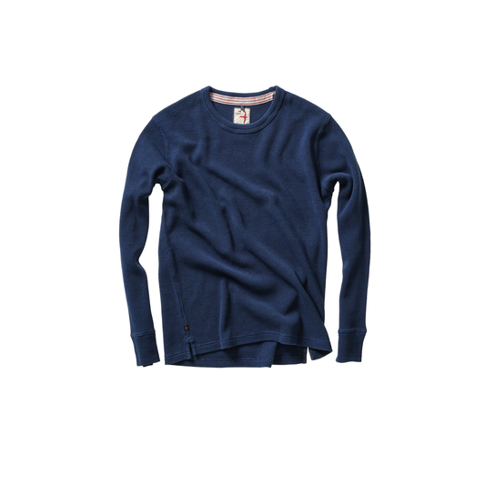 Relwen Bi-Waffle Crew - Dark Marine Dark Slate Gray