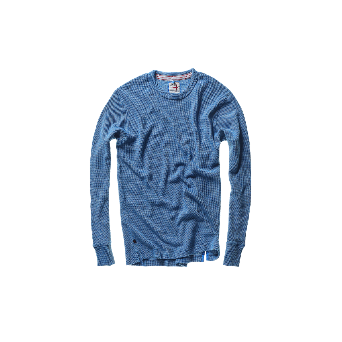 Relwen Bi-Waffle Crew - French Blue Steel Blue