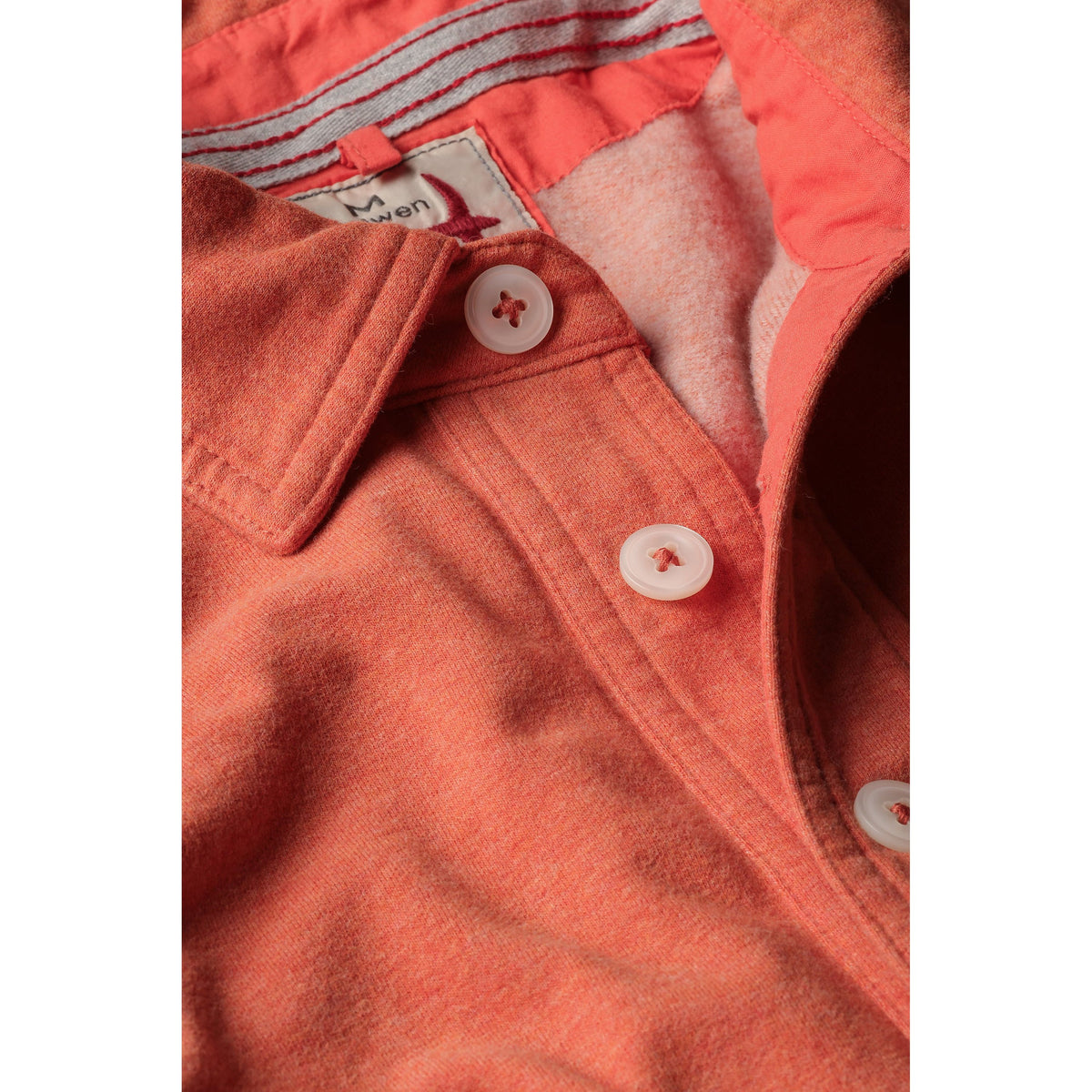 Relwen Mariner Polo - Orange Fade Heather Tomato