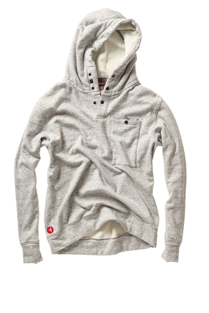 Relwen Micropile Hoodie - Light Grey Speck Black