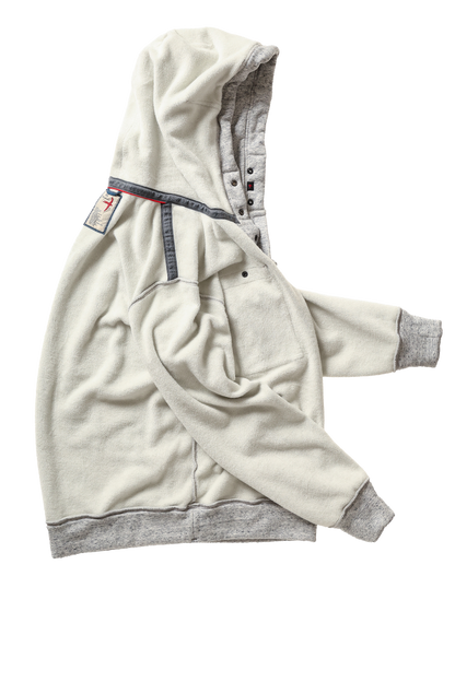 Relwen Micropile Hoodie - Light Grey Speck Black