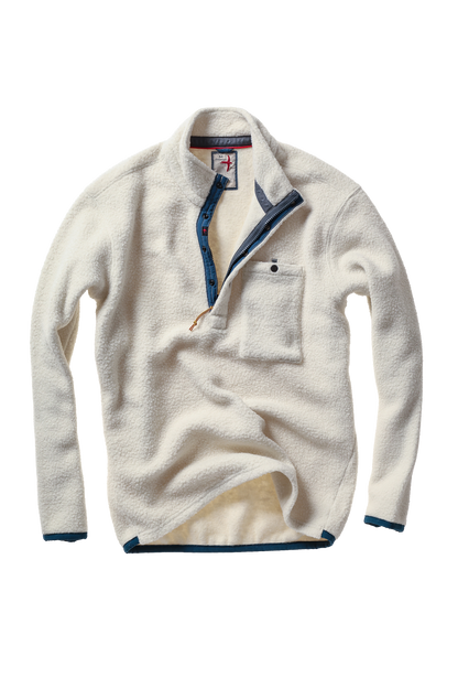 Relwen Wooly Shag Snap-Zip - Buff White Black