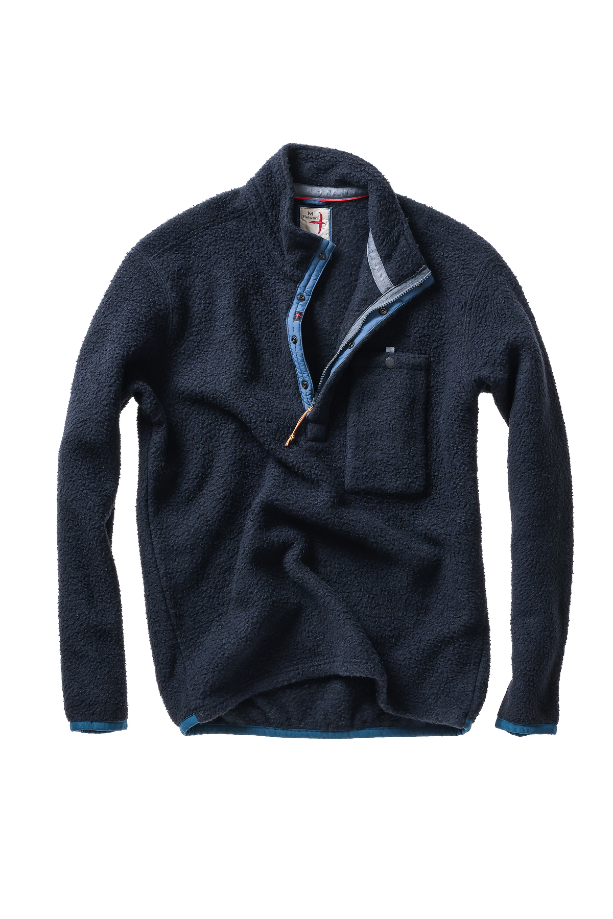Relwen Wooly Shag Snap-Zip - Midnight Dark Slate Gray