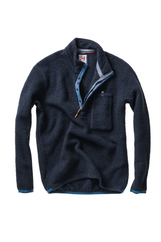 Relwen Wooly Shag Snap-Zip - Midnight Dark Slate Gray