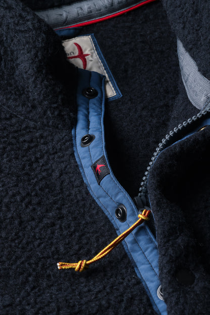 Relwen Wooly Shag Snap-Zip - Midnight Black