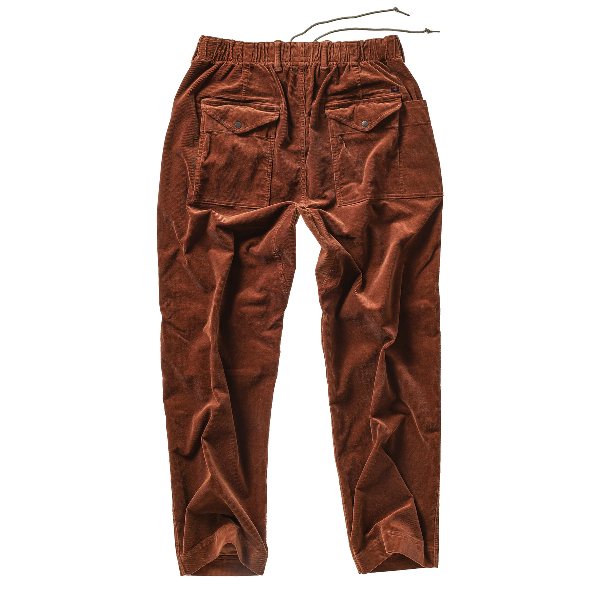Relwen Drawstring Utility Pant - Chestnut Cord Saddle Brown