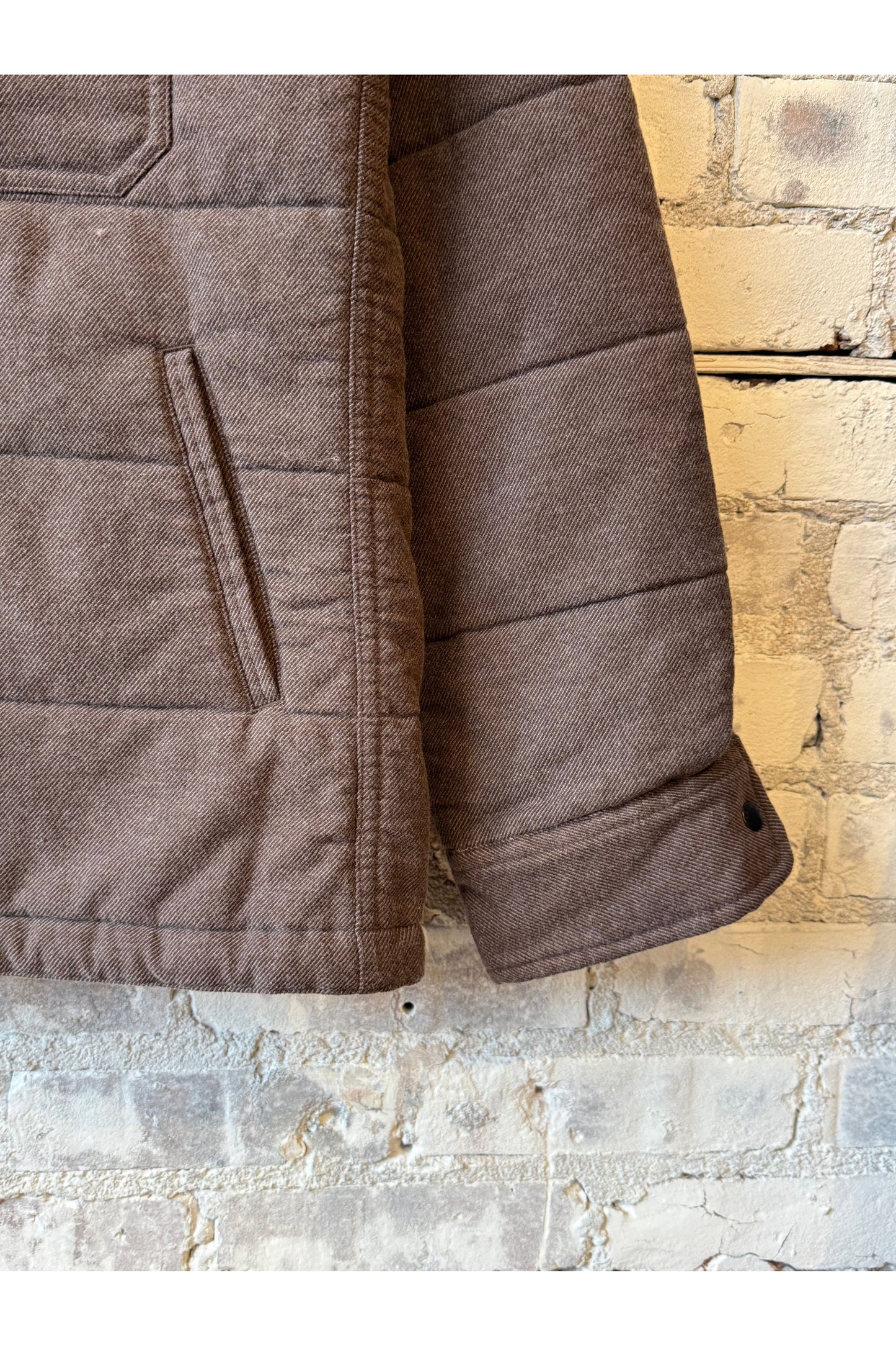 Moleskin Snap CPO - Dark Brown