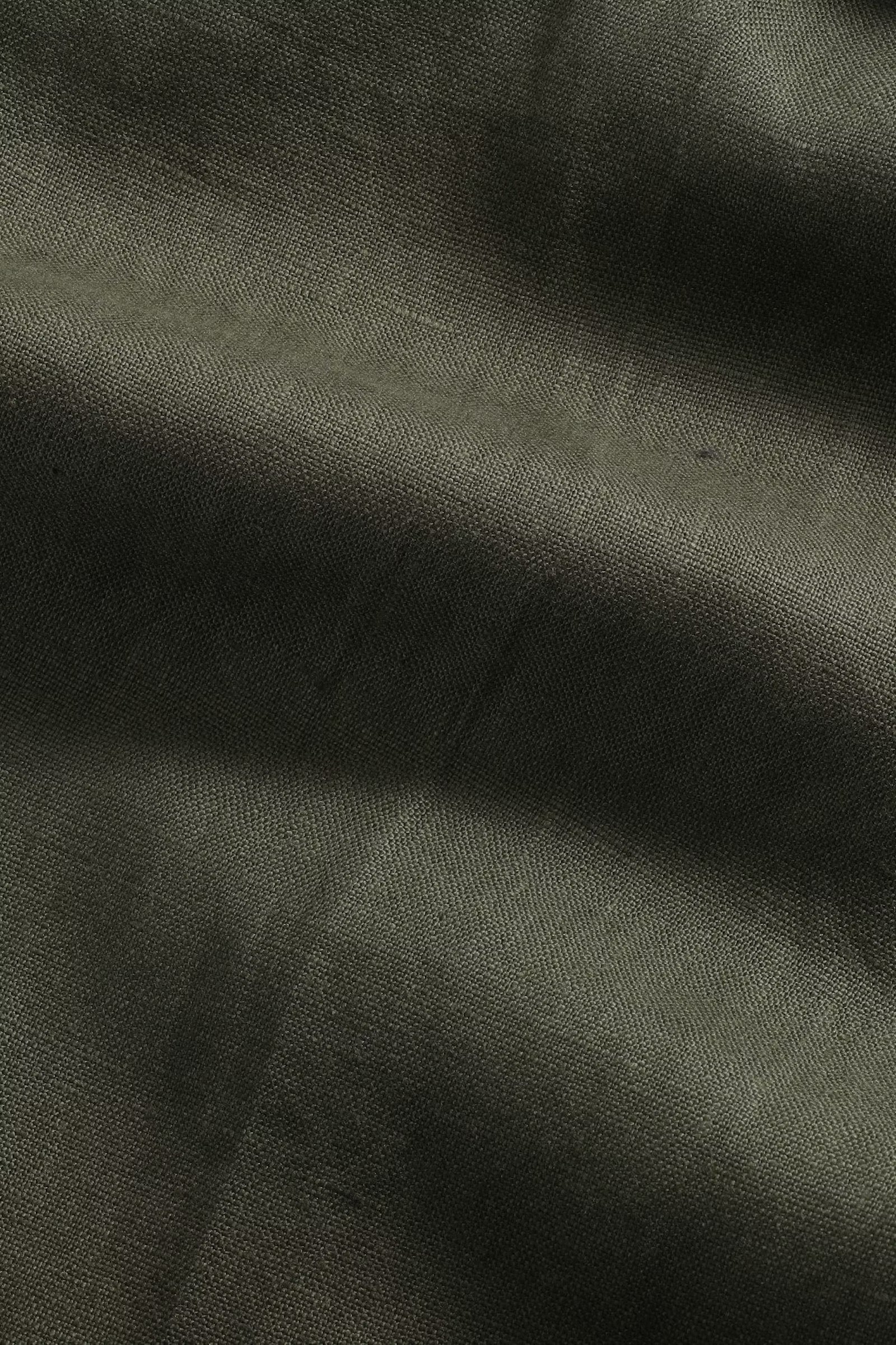 Billie Drawstring Linen Pant - Croc Green - DUNE + SALT