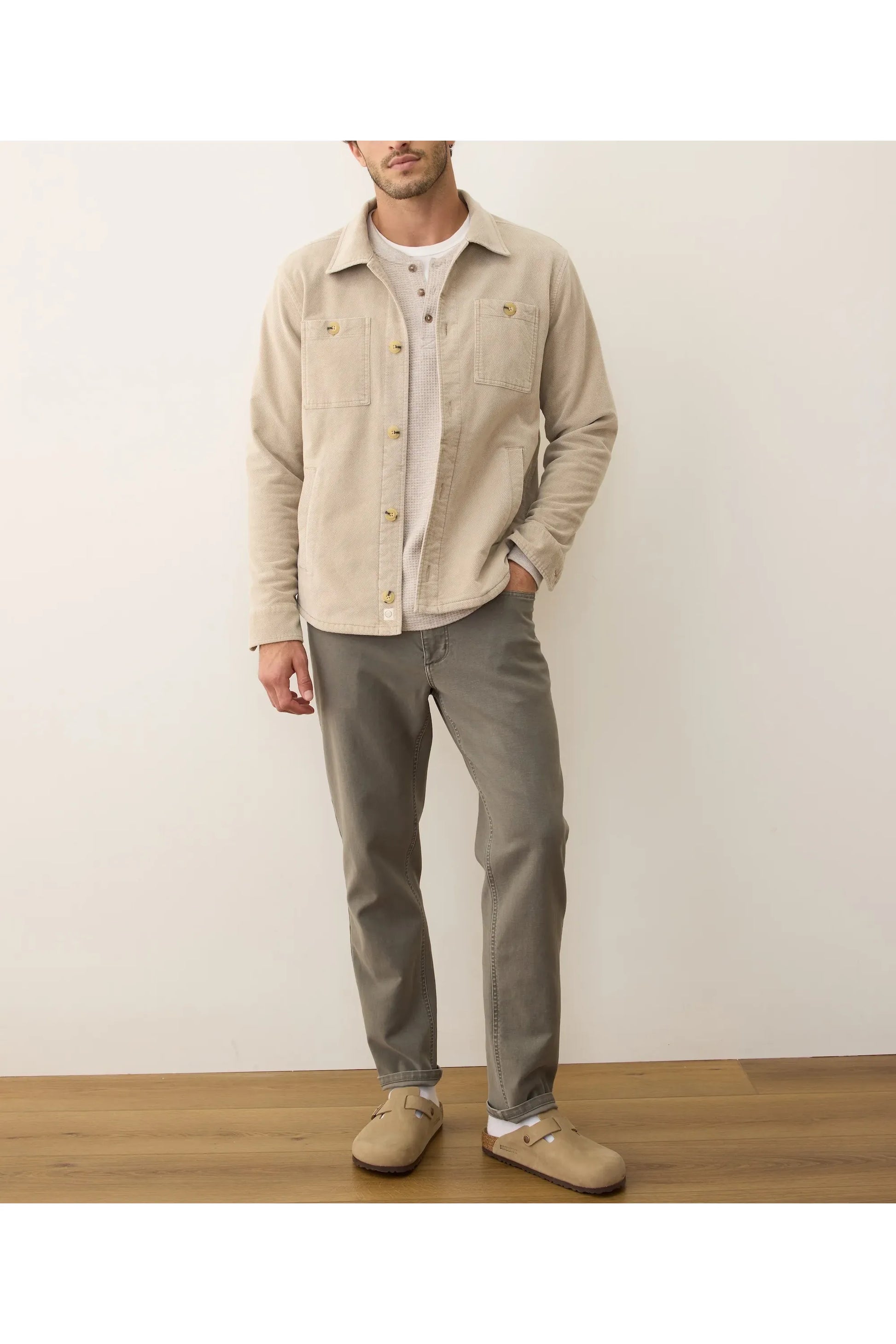 Max Moleskin Overshirt - Taupe - DUNE + SALT