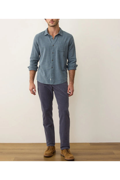 Saturday Slim-Straight Moleskin Chino - Mood Indigo - DUNE + SALT