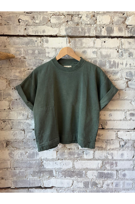 G.O.D. Physical Tee Twill Jersey - Forest Green - DUNE + SALT