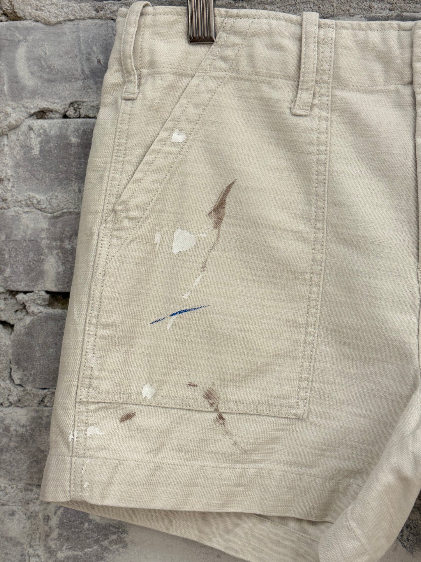 Surplus Short Shorts - Paint Splatter Canvas - DUNE + SALT