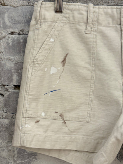 Surplus Short Shorts - Paint Splatter Canvas - DUNE + SALT