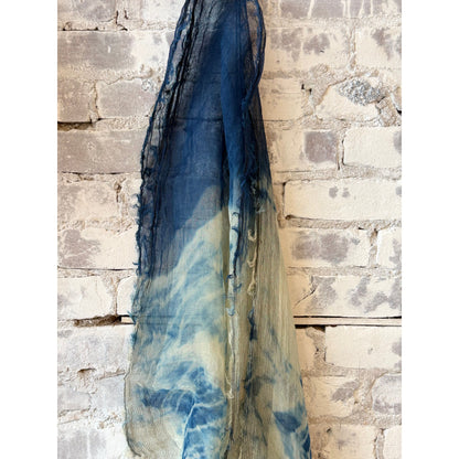 Linen Gauze Willow Dye Stole - DUNE + SALT