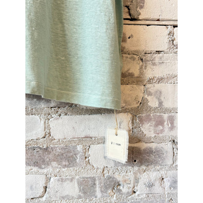 Hemp Jersey Oversized SS Crew - Dusty Mint - DUNE + SALT