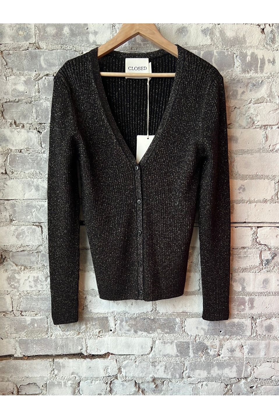 V-Cardigan - Black - DUNE + SALT