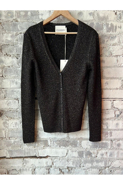 V-Cardigan - Black - DUNE + SALT