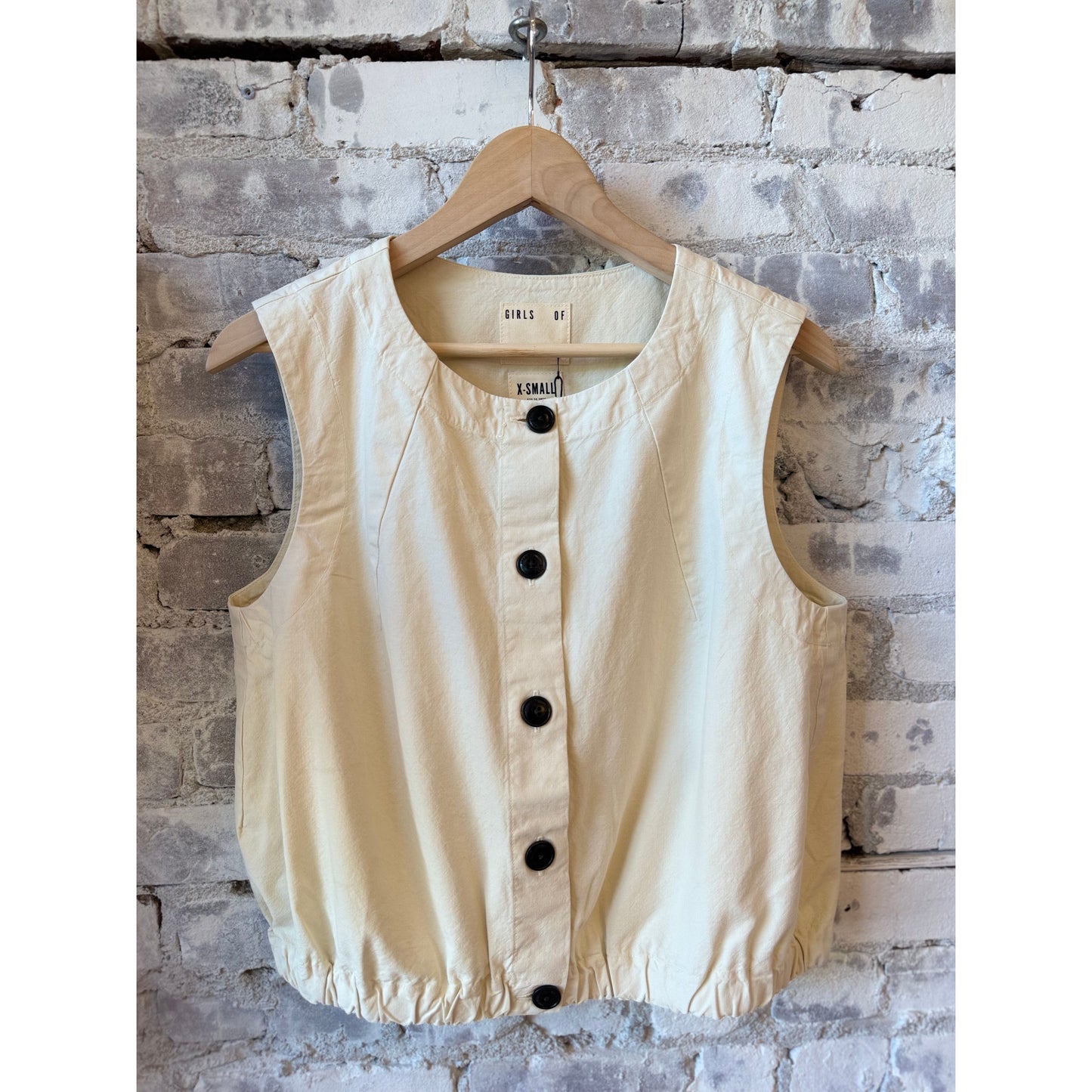 Girls of Dust G.O.D. Cotton-Linen Veston - Wheat Dark Gray