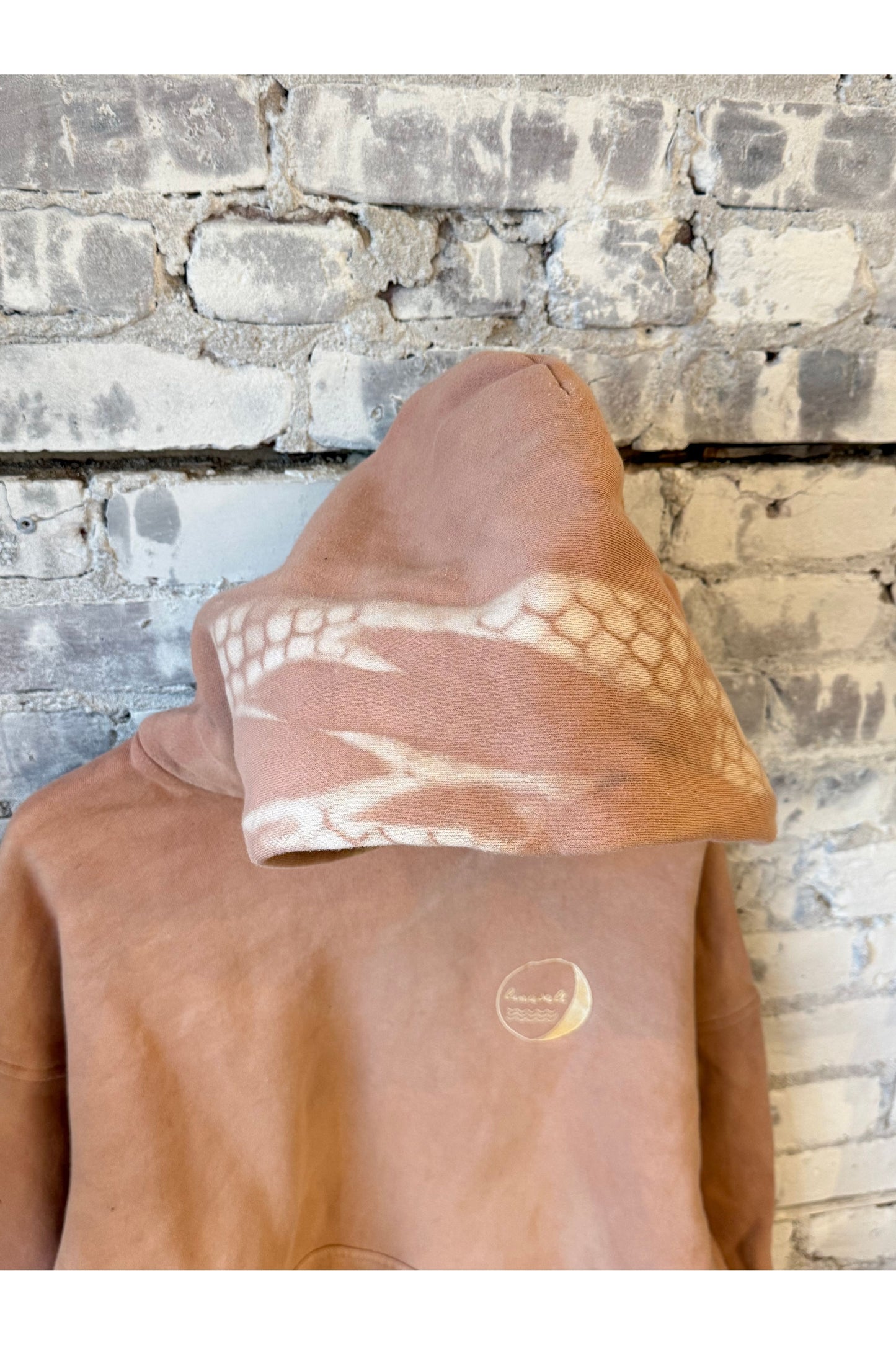 Lunasalt Sea-Washed Hoodie - Blush Pink