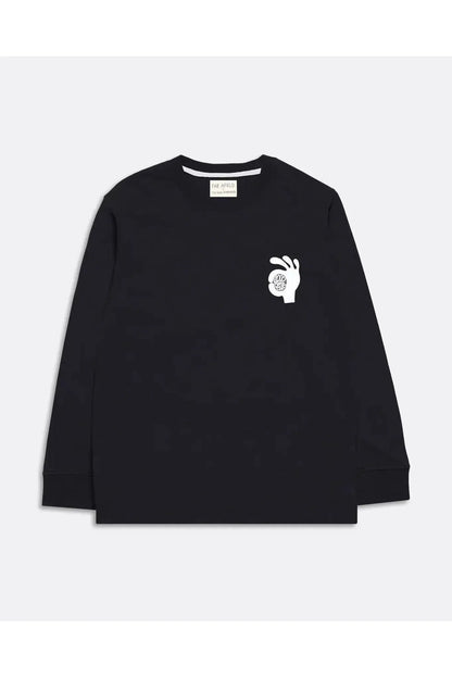 The New Fatherhood OK Print T-Shirt - Meteorite Black - DUNE + SALT