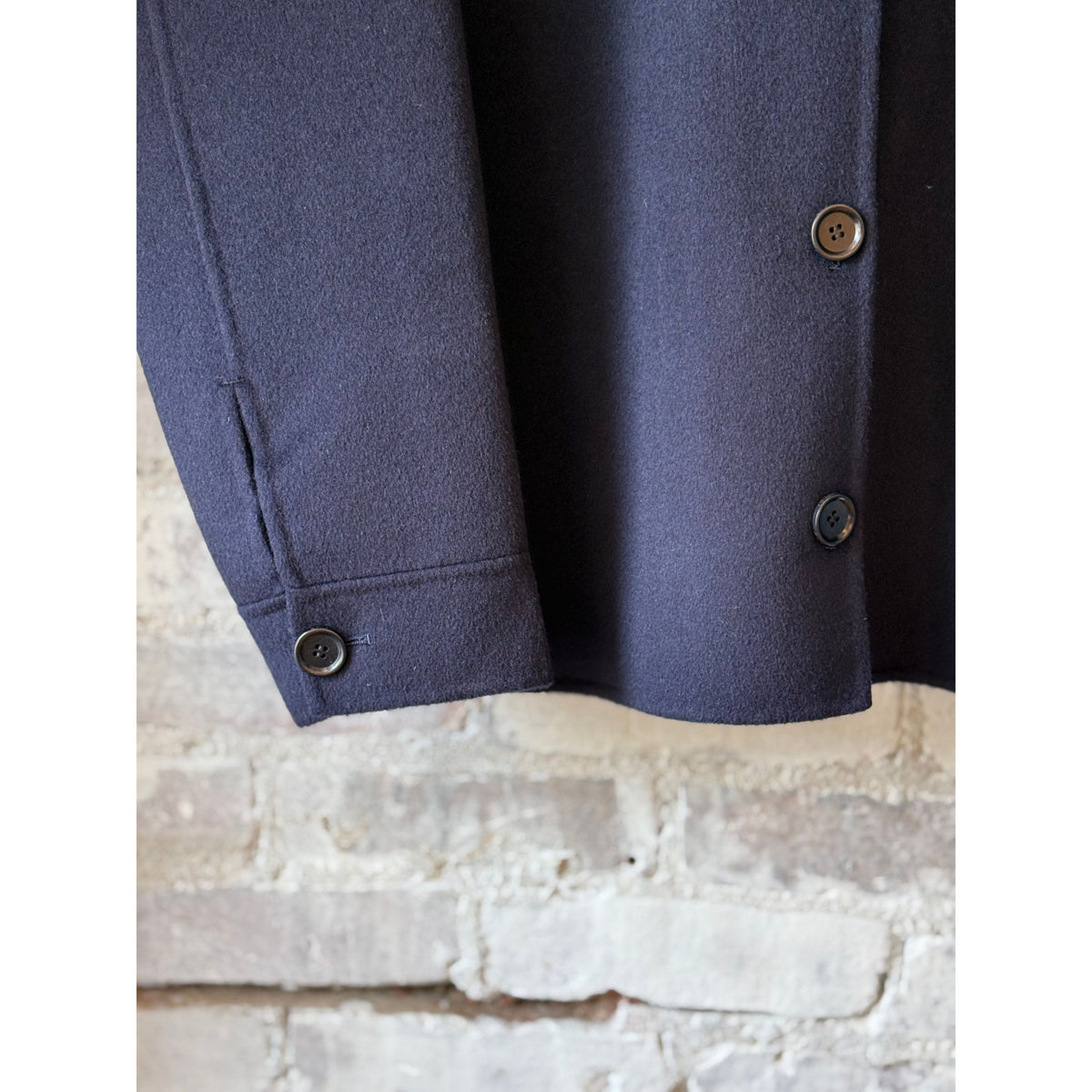 Aspesi Double Wool Jacket - Blue Dark Slate Gray
