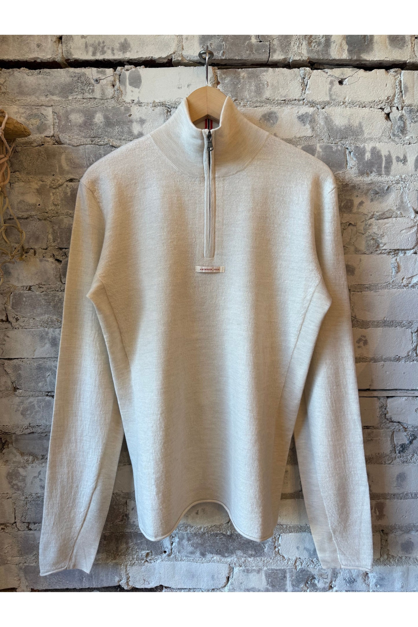 Men's Boiled Half Zip - Oatmeal - DUNE + SALT