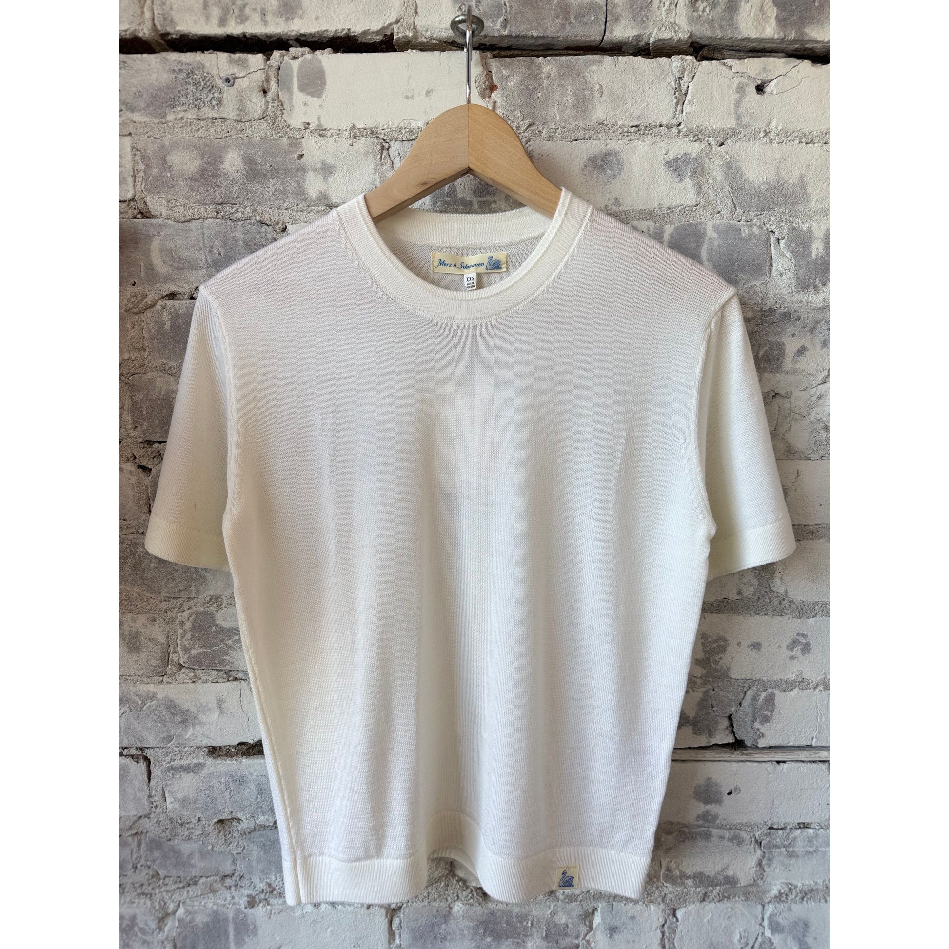Refined Merino Wool Short Sleeve Women's T-Shirt - Nature - DUNE + SALT
