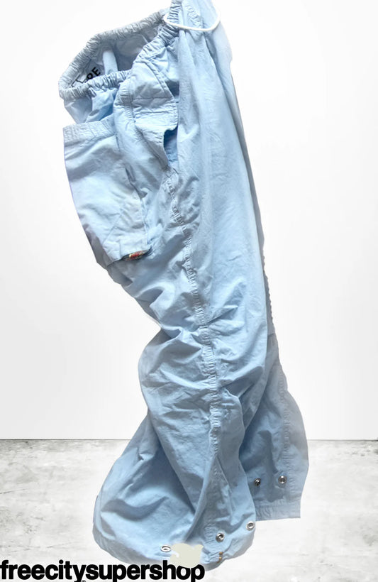 FreeCity OUTOFSIGHT POPLIN/AIR FLAP/SNAP KITE PANT - Blue Plant White Smoke