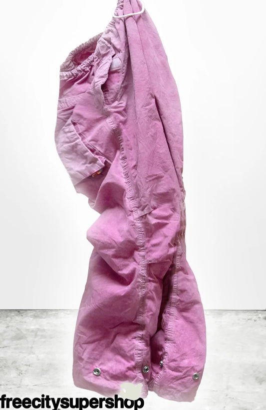 FreeCity OUTOFSIGHT POPLIN/AIR FLAP/SNAP KITE PANT - Pink Plant White Smoke
