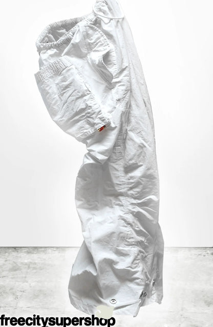 FreeCity OUTOFSIGHT POPLIN/AIR FLAP/SNAP KITE PANT - White Plant White Smoke