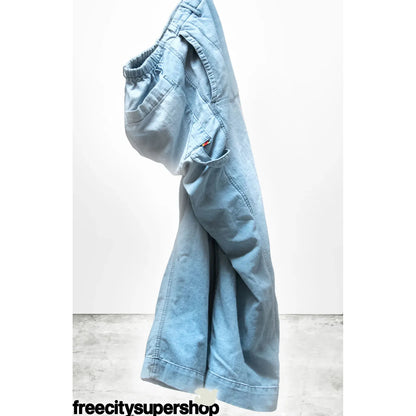 Women's Indigo French/Sailor San-Tropez Pant by Freecity, summerfade style, featuring classic sailor-inspired design and relaxed fit.