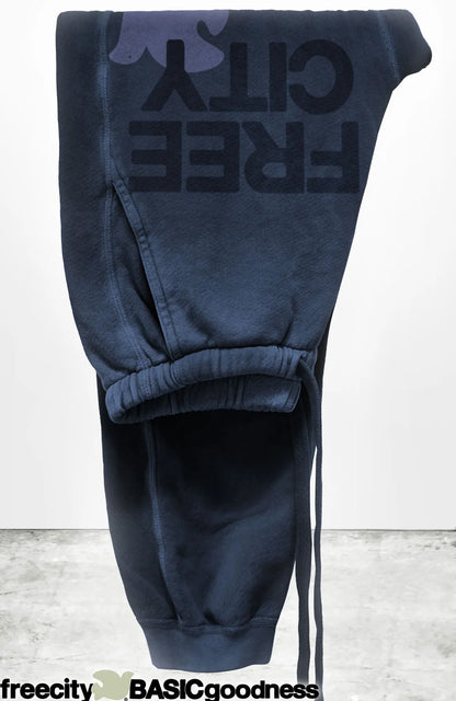 FreeCity FREECITYLARGE SUNFADES POCKET SWEATPANT - Moonshrooms White Smoke