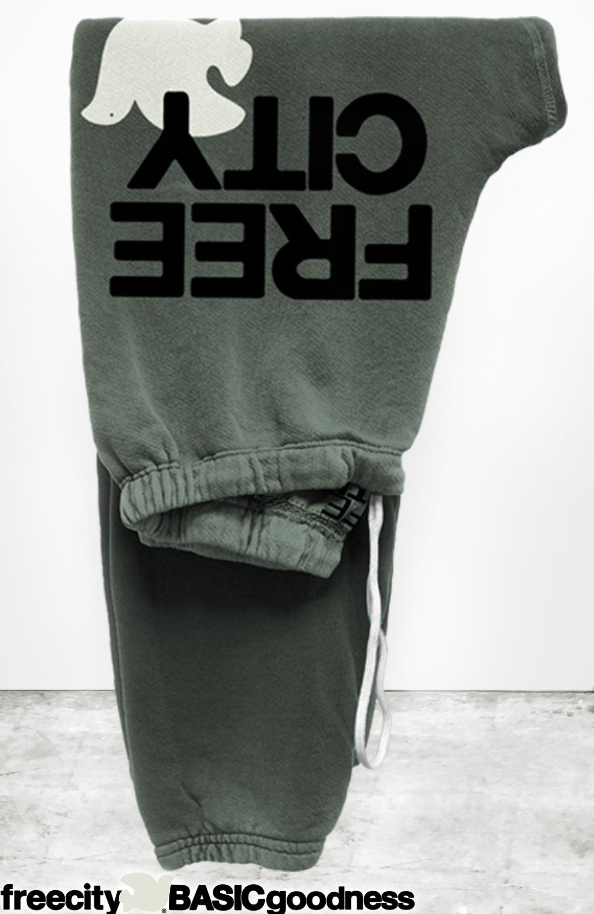Freecity Large Sweatpant - Surplus Greens/Cream