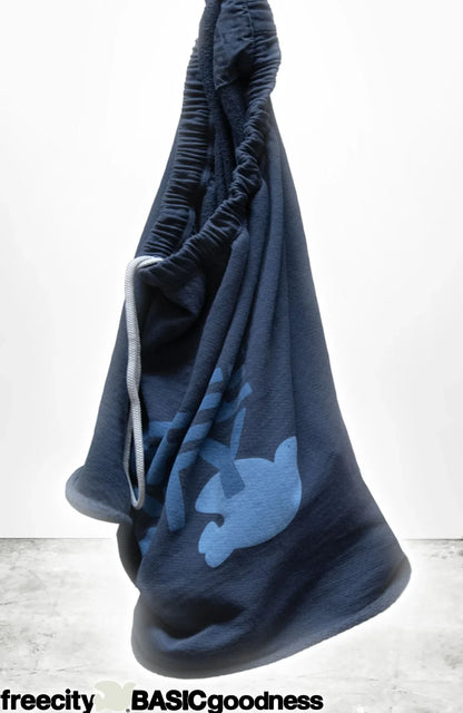 FreeCity FREECITY CUTOFFS - Moonshrooms Blue White Smoke