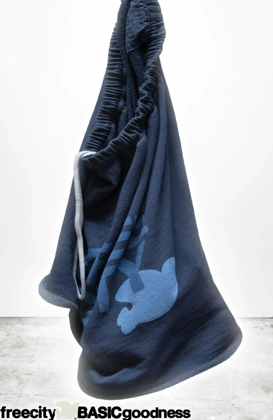 FreeCity FREECITY CUTOFFS - Moonshrooms Blue White Smoke