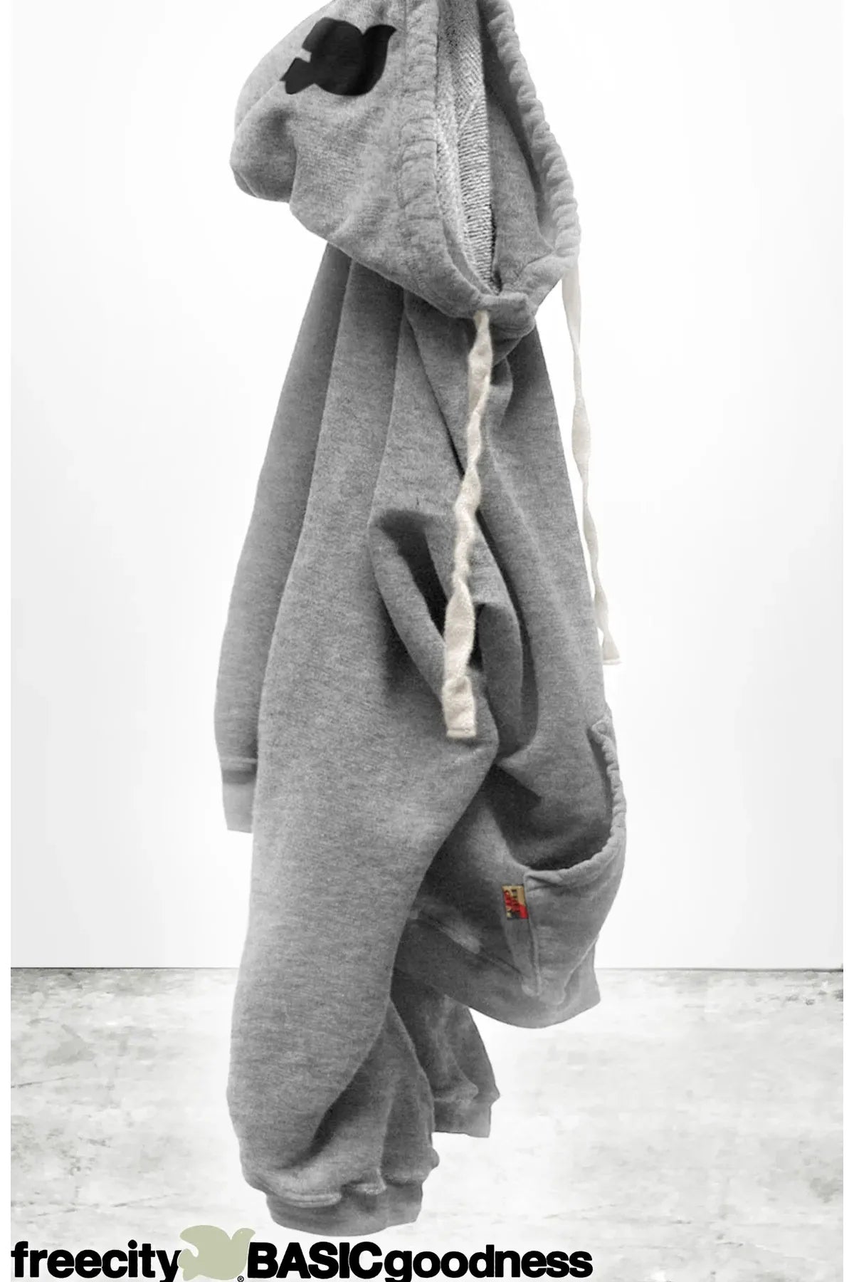 BASICGOODNESS Light-Terry/Fluff Hoodie - Heatheryumm