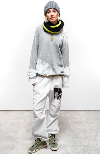 Bleachout Rabbit Sweatshirt - Heather Bleachout (alt view)