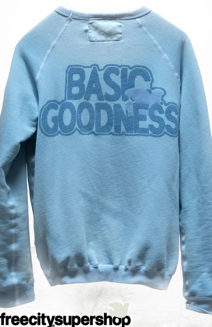 FreeCity BASICGOODNESS SCHULZ SUPERVINTAGE YUMM RAGLAN - Snoopy Blue Cornflower Blue