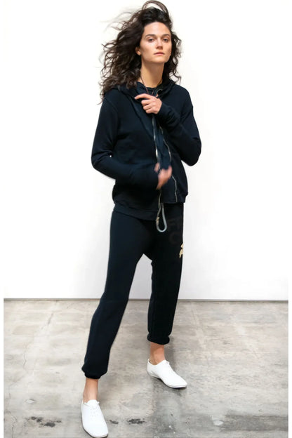 SUPERFLUFF LUX zip hoodie - Deepspace/Cream